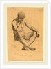 Seated Male Nude: Study for Science-Iowa State Capitol by Kenyon Cox