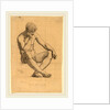 Seated Male Nude: Study for Science-Iowa State Capitol by Kenyon Cox