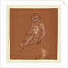 Seated Nude and a Foot by Arthur B. Davies