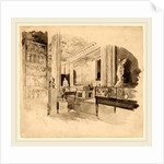 Interior, Fitzwilliam Museum by Joseph Pennell