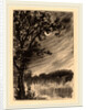 Moonlit Landscape with Tree at the Left by William Fowler Hopson