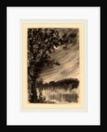 Moonlit Landscape with Tree at the Left by William Fowler Hopson