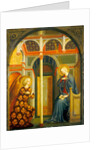 The Annunciation by Masolino da Panicale