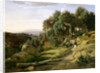 A View near Volterra, 1838 by Jean-Baptiste-Camille Corot