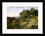 A View near Volterra, 1838 by Jean-Baptiste-Camille Corot
