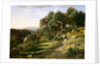 A View near Volterra, 1838 by Jean-Baptiste-Camille Corot