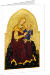 Madonna and Child Enthroned by Gentile da Fabriano