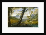 River Landscape by Annibale Carracci