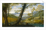 River Landscape by Annibale Carracci