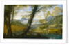 River Landscape by Annibale Carracci