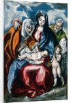 The Holy Family with Saint Anne and the Infant John the Baptist, Greek by El Greco