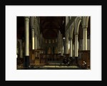 Dutch, The Interior of the Oude Kerk, Amsterdam, c. 1660 by Emanuel de Witte
