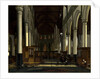 Dutch, The Interior of the Oude Kerk, Amsterdam, c. 1660 by Emanuel de Witte