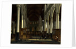 Dutch, The Interior of the Oude Kerk, Amsterdam, c. 1660 by Emanuel de Witte