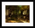 The Stream(vallée de la Loue), 1855 by Gustave Courbet