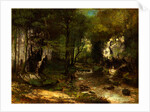 The Stream(vallée de la Loue), 1855 by Gustave Courbet