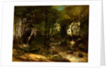 The Stream(vallée de la Loue), 1855 by Gustave Courbet