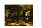 The Stream(vallée de la Loue), 1855 by Gustave Courbet