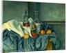 The Peppermint Bottle by Paul Cézanne