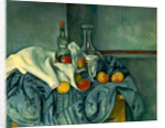 The Peppermint Bottle by Paul Cézanne