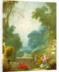 A Game of Hot Cockles by Jean-Honoré Fragonard