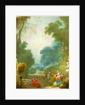 A Game of Hot Cockles by Jean-Honoré Fragonard