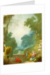 A Game of Hot Cockles by Jean-Honoré Fragonard