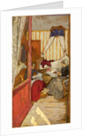 Women Sewing, c. 1912, glue on paper on canvas by Edouard Vuillard