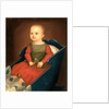 Baby in Blue Cradle, c. 1840 by Anonymous