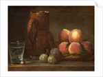 Fruit, Jug, and a Glass by Jean Siméon Chardin