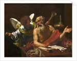 Saint Jerome and the Angel by Simon Vouet