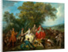 Picnic after the Hunt, probably c. 1735-1740 by Nicolas Lancret