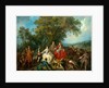 Picnic after the Hunt, probably c. 1735-1740 by Nicolas Lancret