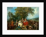 Picnic after the Hunt, probably c. 1735-1740 by Nicolas Lancret