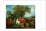 Picnic after the Hunt, probably c. 1735-1740 by Nicolas Lancret