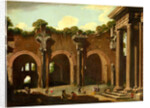 Italian, The Basilica of Constantine with a Doric Colonnade by Niccolô Codazzi