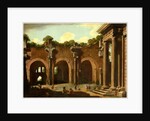 Italian, The Basilica of Constantine with a Doric Colonnade by Niccolô Codazzi