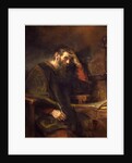 Dutch, The Apostle Paul, c. 1657 by Rembrandt van Rijn