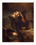 Dutch, The Apostle Paul, c. 1657 by Rembrandt van Rijn
