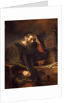 Dutch, The Apostle Paul, c. 1657 by Rembrandt van Rijn