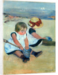 American, Children Playing on the Beach, 1884 by Mary Cassatt