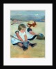American, Children Playing on the Beach, 1884 by Mary Cassatt