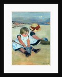 American, Children Playing on the Beach, 1884 by Mary Cassatt