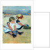 American, Children Playing on the Beach, 1884 by Mary Cassatt