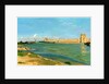 The Ramparts at Aigues-Mortes, 1867 by Frédéric Bazille