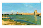 The Ramparts at Aigues-Mortes, 1867 by Frédéric Bazille