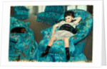 American, Little Girl in a Blue Armchair, 1878 by Mary Cassatt