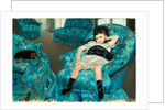 American, Little Girl in a Blue Armchair, 1878 by Mary Cassatt