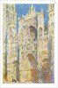 Rouen Cathedral, West Façade, Sunlight, 1894 by Claude Monet