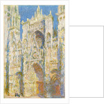Rouen Cathedral, West Façade, Sunlight, 1894 by Claude Monet